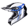 Casque Cross Scorpion VX-16 Evo Air Lignes Black Blue