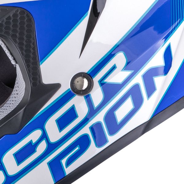 Scorpion VX-16 Evo Air Patriot White Blue Yellow