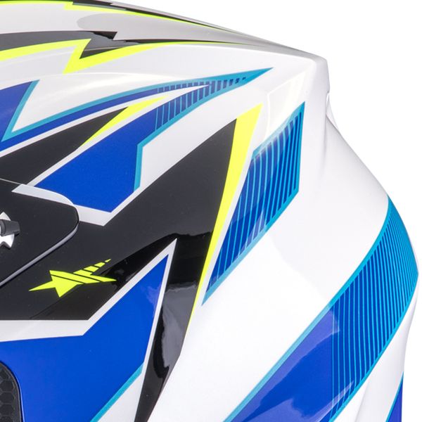 Scorpion VX-16 Evo Air Patriot White Blue Yellow