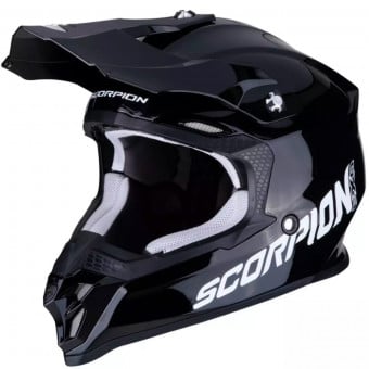 Casque Cross Scorpion VX-16 Evo Air Solid Black Casque Cross Scorpion VX-16 Evo Air Solid Black