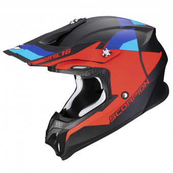 Casque Cross Scorpion VX-16 Evo Air Spectrum Matt Black Red Blue Casque Cross Scorpion VX-16 Evo Air Spectrum Matt Black Red Blue