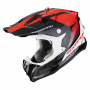 Casque Cross Scorpion VX-22 Air Attis Black Red