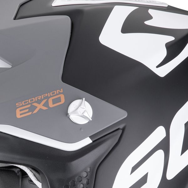 Scorpion VX-22 Air Updown Matt Black White Grey