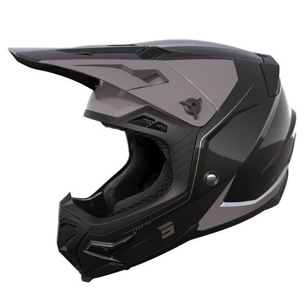 Casque Cross SHOT Core Comp Black Matt Glossy