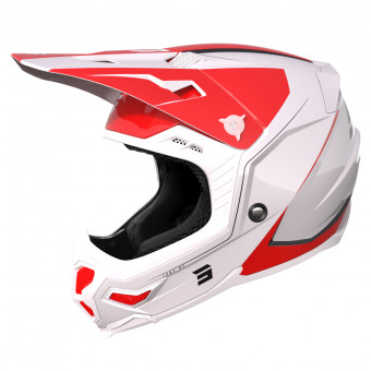 Casque Cross SHOT Core Comp Red Pearly