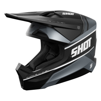 Casque Cross SHOT Furious Dust Black Matt 2.0
