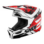 Casque Cross SHOT Furious Flash Red Glossy 2.0