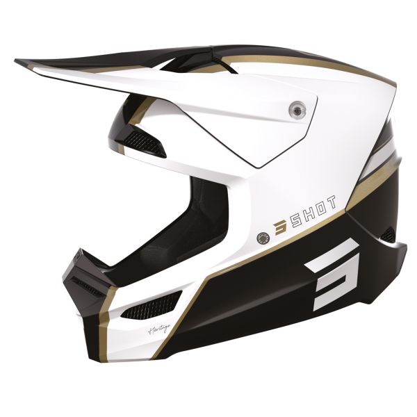 Casque Cross SHOT Furious Heritage Sand Glossy