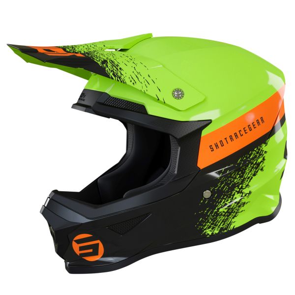 Casque Enfant SHOT Furious Roll Green Enfant