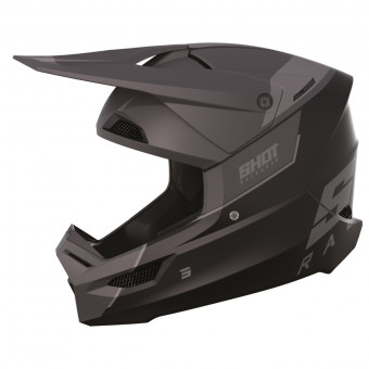 Casque Cross SHOT Furious Scope Grey Matt