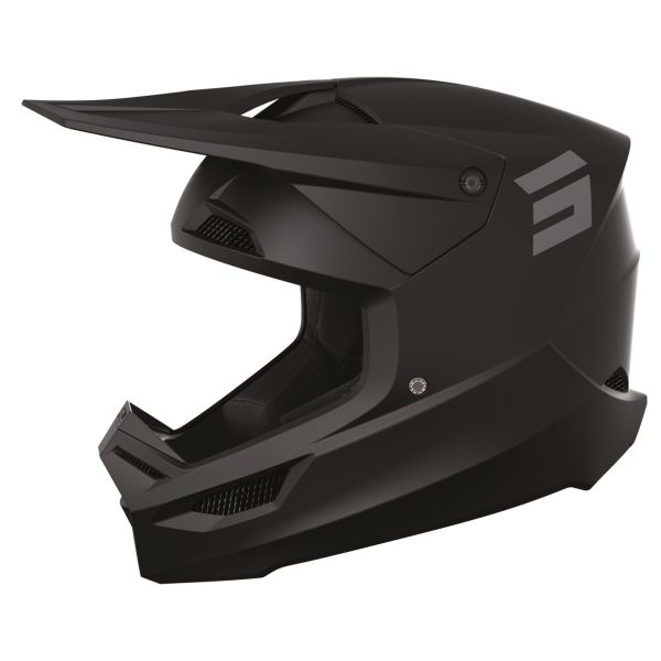 Casque Cross SHOT Furious Solid Matt Black