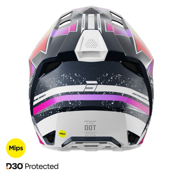 SHOT Lite Racing Blue Neon Yellow Pearly 2.0