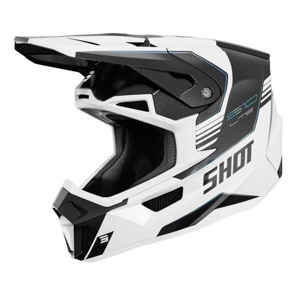 Casque Cross SHOT Lite S10 Holographic Pearly 2.0