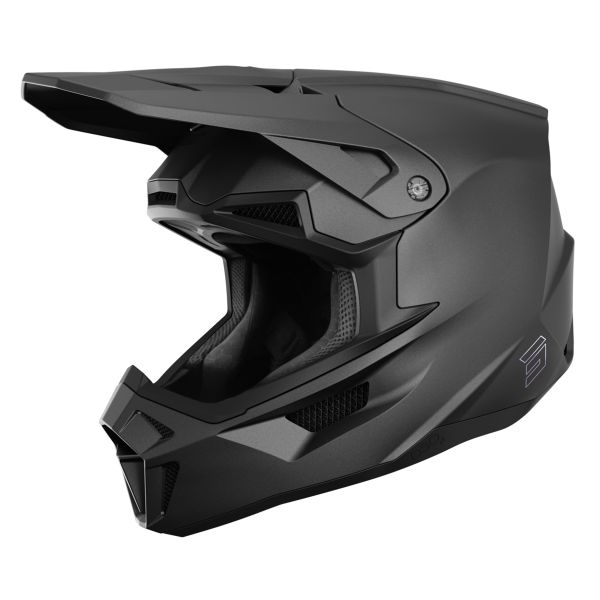 Casque Cross SHOT Lite Solid Black Matt 2.0