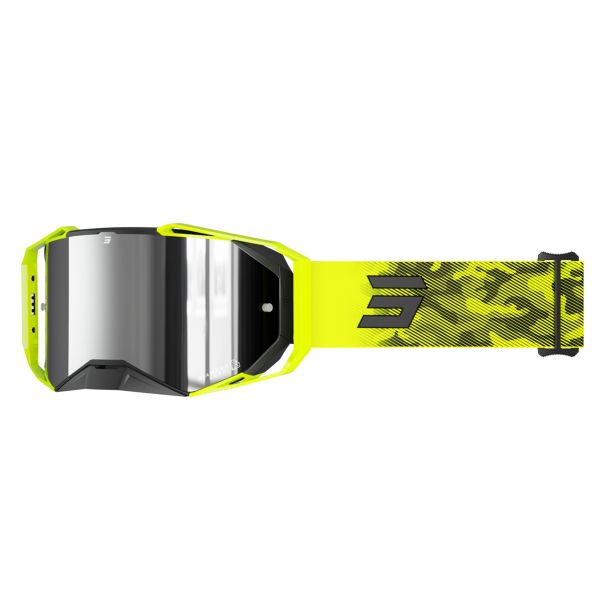 Masque Cross SHOT Lunettes Lite Patrol Neon Yellow Matt