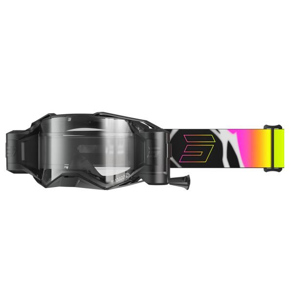 Masque Cross SHOT Lunettes Lite Roll-off Devil Black Matt