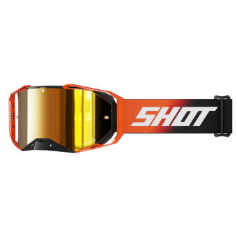 Masque Cross SHOT Lunettes Lite Solid Orange Glossy