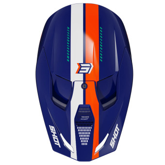 SHOT Race Iron Blue Orange Glossy