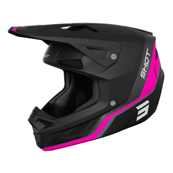 Casque Cross SHOT Speed Atomic Pink Matt