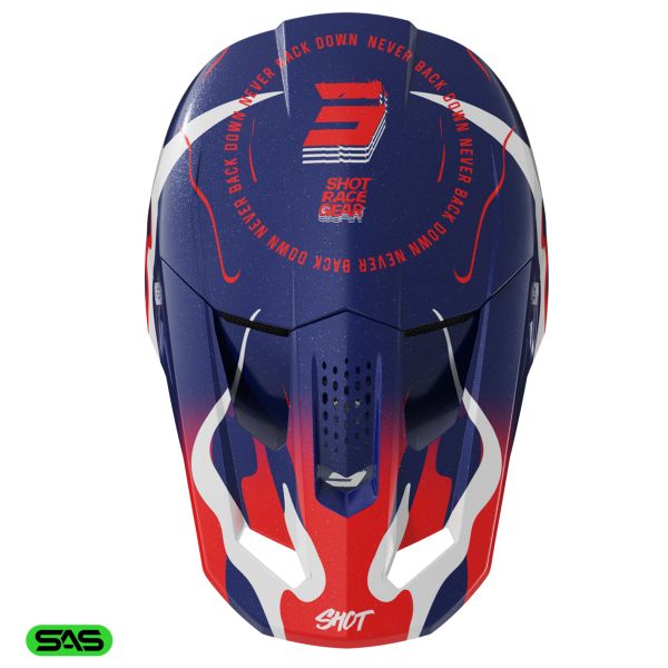 SHOT Speed Beast Blue Red Pearly