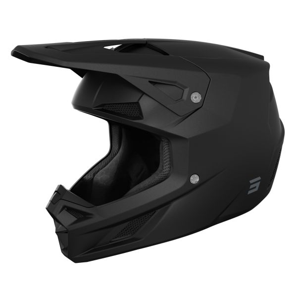 Casque Cross SHOT Speed Solid Black Matt