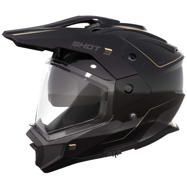 Casque Integral SHOT Trek Max Vision Rally Black Sand Glossy