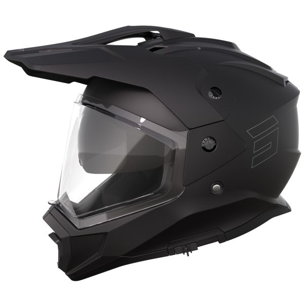 Casque Integral SHOT Trek Max Vision Solid Black Matt