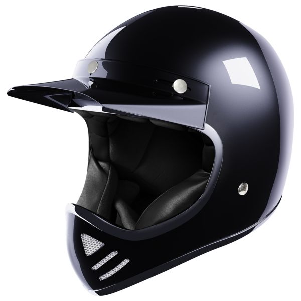 Casque Cross Stormer Crossroad Black Pearly