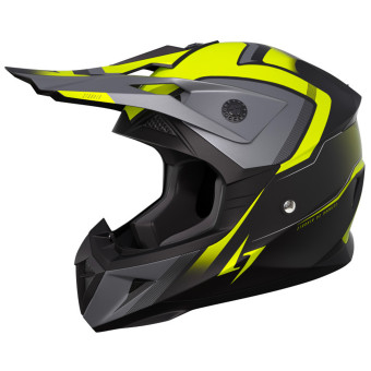 Casque Cross Stormer Dust Madness Black Neon Yellow Matt Casque Cross Stormer Dust Madness Black Neon Yellow Matt