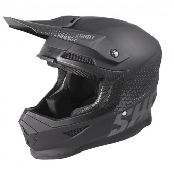 Casque Cross SHOT Furious Raw Black Grey Matt Casque Cross SHOT Furious Raw Black Grey Matt