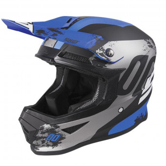 Casque Cross SHOT Furious Shadow Blue Matt Casque Cross SHOT Furious Shadow Blue Matt
