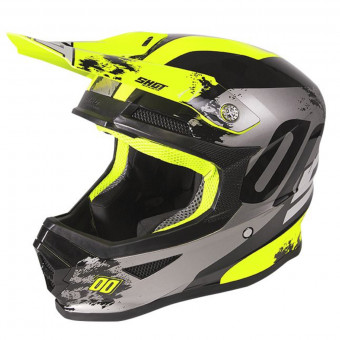 Casque Cross SHOT Furious Shadow Neon Yellow Kid Casque Cross SHOT Furious Shadow Neon Yellow Kid