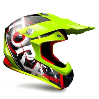 Casque Cross Torx Marvin 3 Eyes Neon Jaune Casque Cross Torx Marvin 3 Eyes Neon Jaune