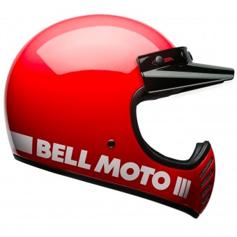 Casque Cross Bell Moto-3 Classic Red Casque Cross Bell Moto-3 Classic Red