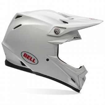Casque Cross Bell Moto-9 Carbon Flex Solid White Casque Cross Bell Moto-9 Carbon Flex Solid White