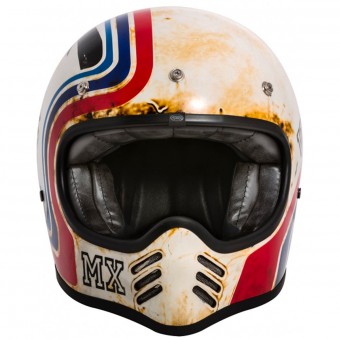 Casque Cross Premier MX Blanc Mat BTR8BM