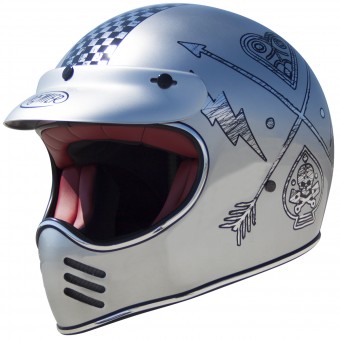 Casque Cross Premier MX NX Chromed Casque Cross Premier MX NX Chromed