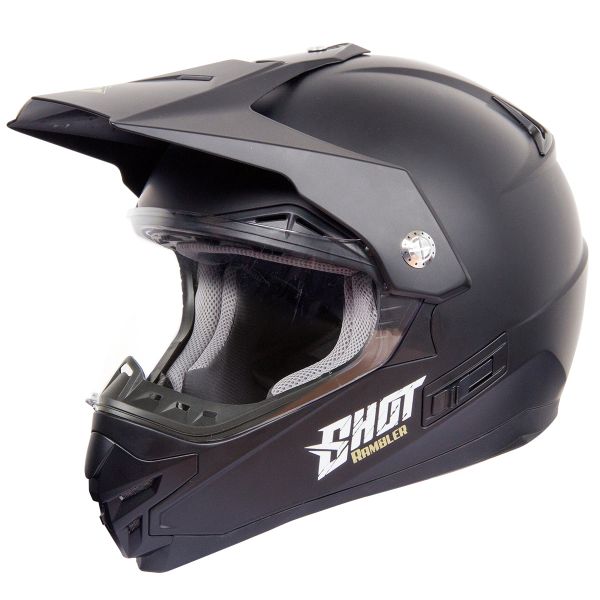 Casque Cross SHOT Rambler Noir Mat