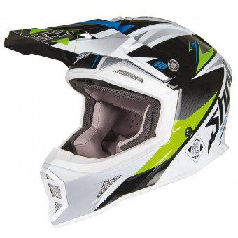 Casque Cross SHOT Striker Maroon Vert Bleu Casque Cross SHOT Striker Maroon Vert Bleu