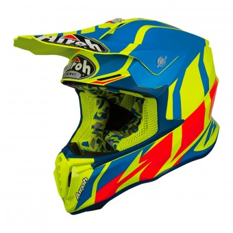 Casque Cross Airoh Twist Great Azur Mat Casque Cross Airoh Twist Great Azur Mat