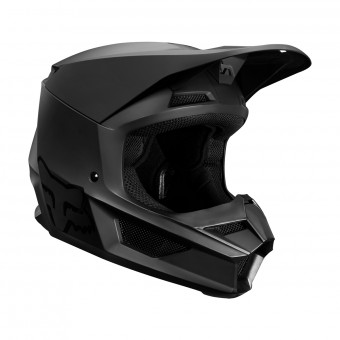 Casque Cross FOX V1 Matte Noir Casque Cross FOX V1 Matte Noir