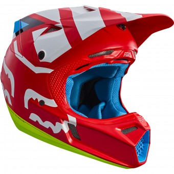 Casque Cross FOX V3 Creo Red 003 Casque Cross FOX V3 Creo Red 003