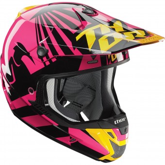 Casque Cross Thor Verge Dazz Magenta Black Casque Cross Thor Verge Dazz Magenta Black