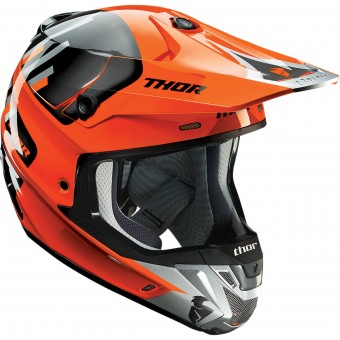 Casque Cross Thor Verge Vortechs Flo Orange Grey Casque Cross Thor Verge Vortechs Flo Orange Grey