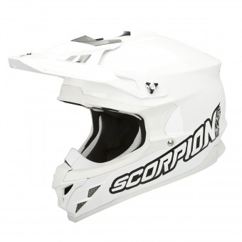 Casque Cross Scorpion VX-15 Evo Air Blanc Casque Cross Scorpion VX-15 Evo Air Blanc