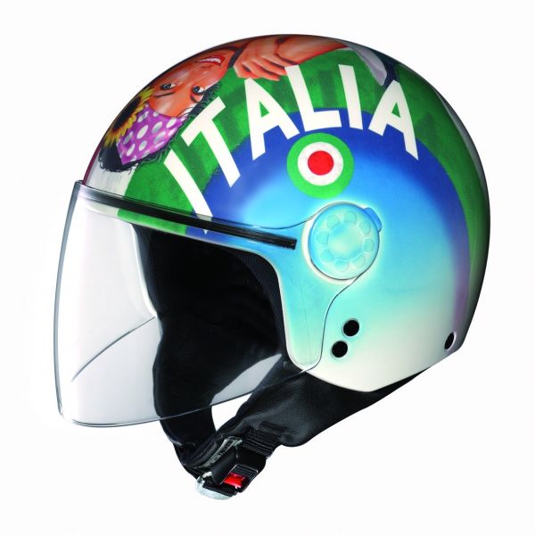 Casque Casque moto Grex DJ1 Visor Artwork Italia 72
