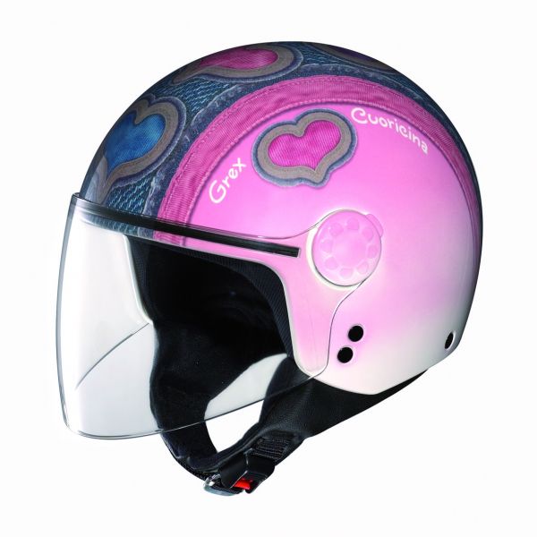 Casque Casque moto Grex DJ1 Visor Artwork Angel Heart 73