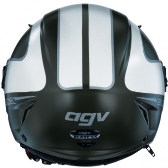 Casque jet AGV - Dos