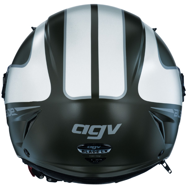 Casque jet AGV - Dos
