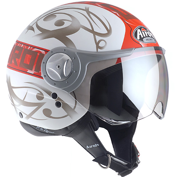Casque Casque moto Airoh Naked Funny Rouge NFR